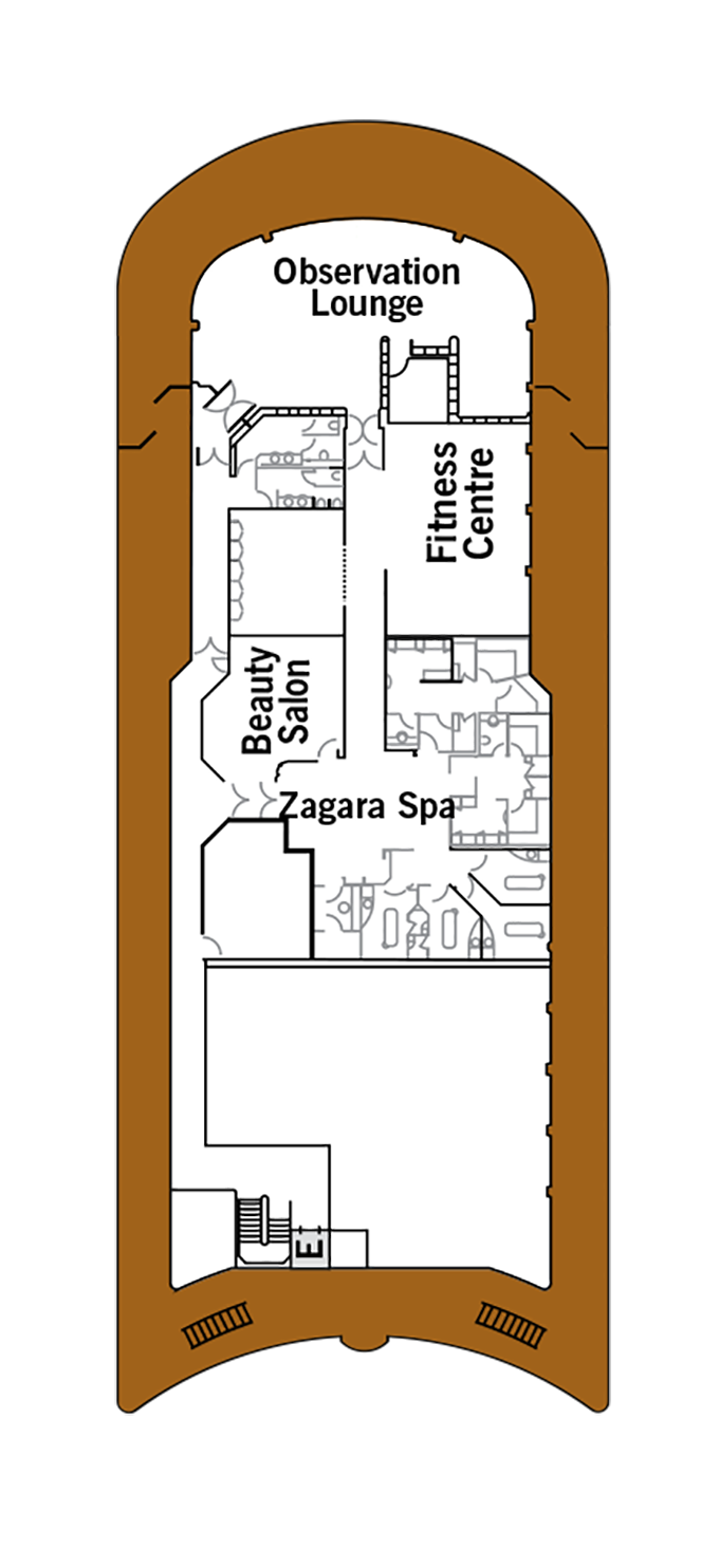 Cabins in Deck 10