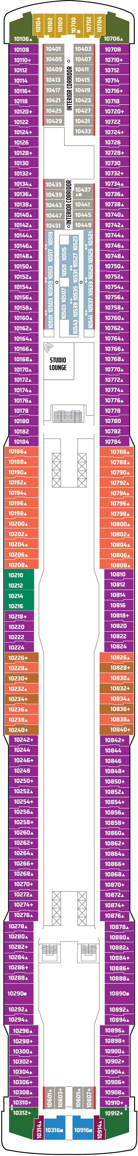 Cabins in Cubierta 10