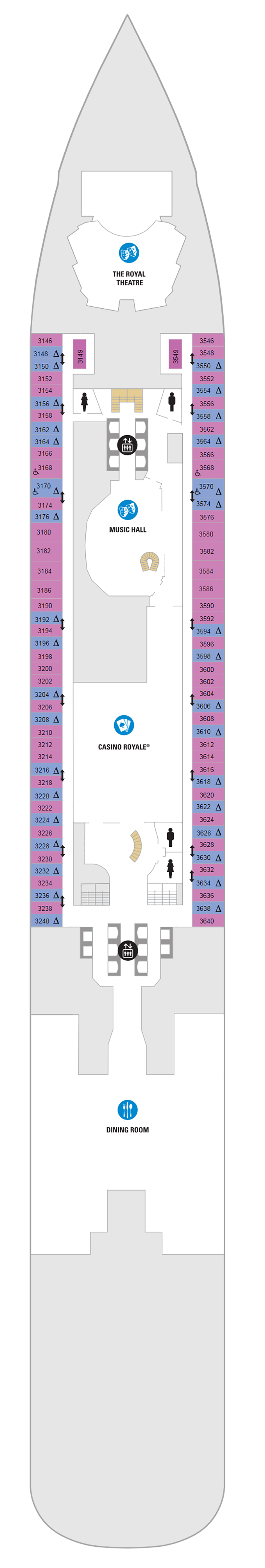 Deck Plan for Odyssey of the Seas | Iglu Cruise