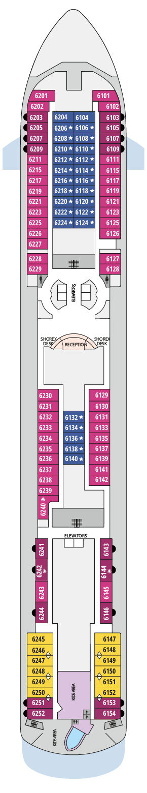 Celestyal Discovery – Deck Plans - Planet Cruise