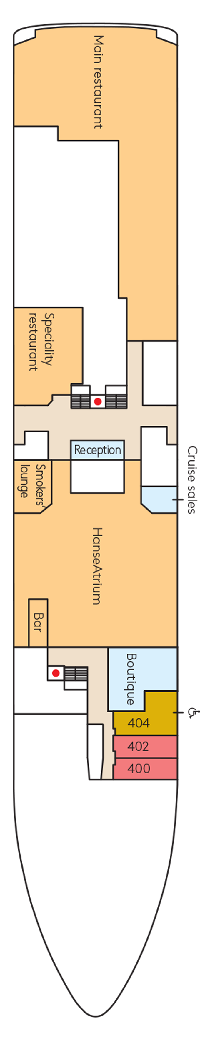 Cabins in Deck 4