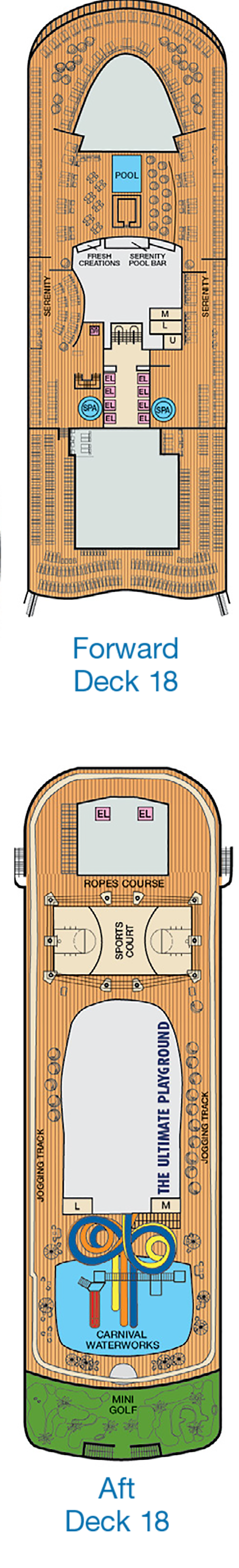 Cabins in Deck 18