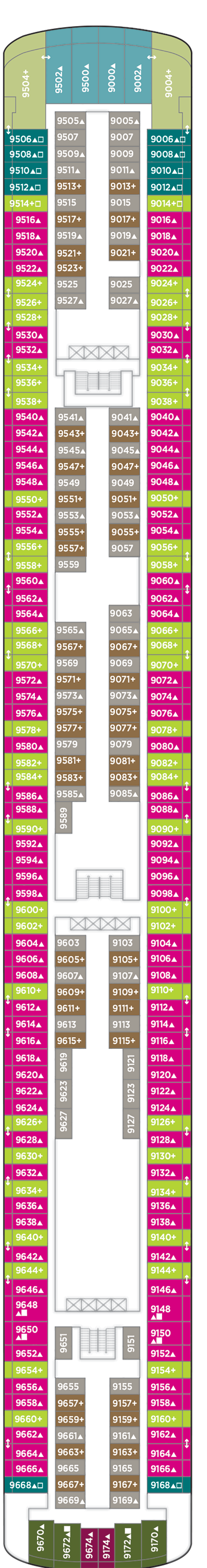 Norwegian Pearl – Plano Del Barco - Planet Cruise ES