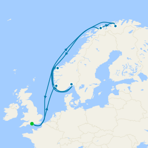 Fiordos y Noruega desde Southampton
