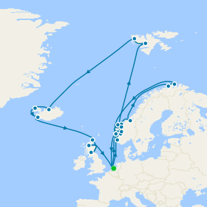 Fiordos y Noruega desde Rotterdam