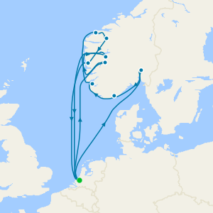 Fiordos y Noruega desde Amsterdam