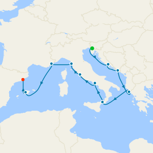 Trieste a Barcelona