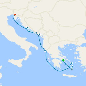 Pireo (Atenas) a Trieste