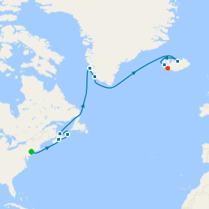 Nueva York a Reykjavik