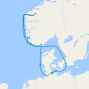 Fiordos y Noruega desde Kiel 