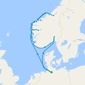 Fiordos y Noruega desde Hamburgo