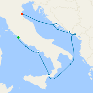 Roma (Civitavecchia) a Ravenna