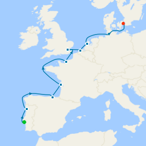 Lisboa a Copenhague, Dinamarca