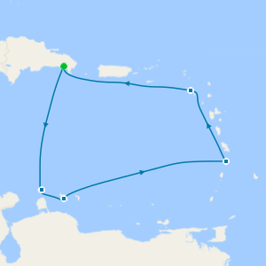 Caribe desde La Romana (Rep. Dominicana)