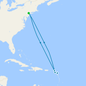 Caribe desde Nueva York (Cape Liberty)