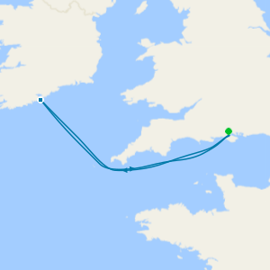 Norte de Europa desde Southampton