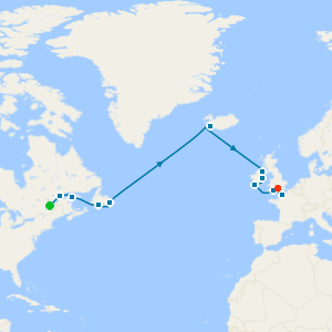 Quebec a Southampton