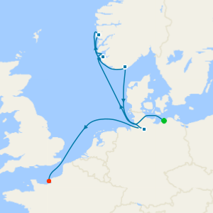 Warnemünde a Le Havre (París)