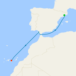 Barcelona a Las Palmas de Gran Canaria
