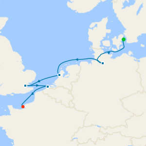 Copenhague, Dinamarca a Le Havre (París)