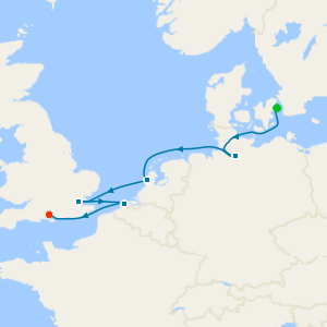Copenhague, Dinamarca a Southampton