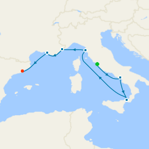 Roma (Civitavecchia) a Barcelona