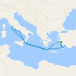 Mediterranean from Kusadasi, Turkey