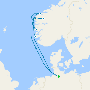 Fiordos y Noruega desde Hamburgo