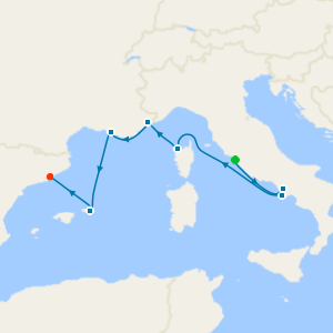 Roma (Civitavecchia) a Barcelona