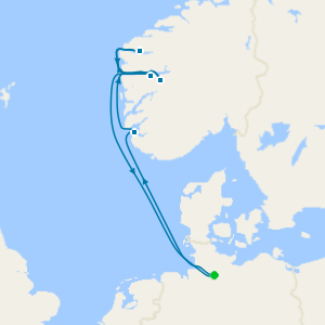 Fiordos y Noruega desde Hamburgo