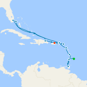 Bridgetown, Barbados a San Juan