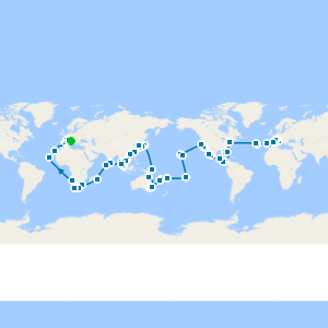 Vuelta al Mundo desde Civitavecchia (Roma)