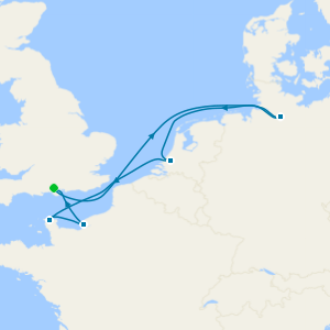 Norte de Europa desde Southampton