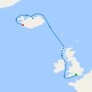 Southampton a Reykjavik