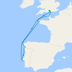 Norte de Europa desde Southampton