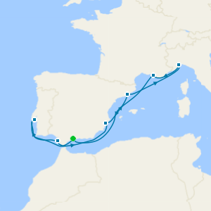 Crucero de 9 Noches por el Mediterráneo desde Málaga