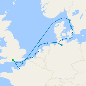 Norte de Europa desde Southampton