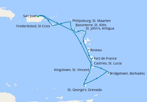 san juan to st croix