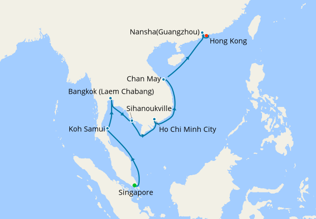 South China Sea Collection from Singapore, 25 April 2019 | 15 Nt ...