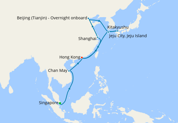 Singapore To Hong Kong 11 February 2019 23 Nt Queen Mary 2 Singapore To Hong Kong 11 February 2019 23 Nt Queen Mary 2 Cunard Iglucruise