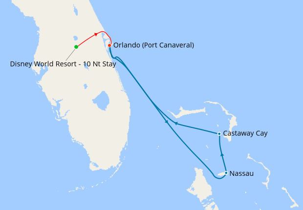 disney cruise 4 day bahamas itinerary