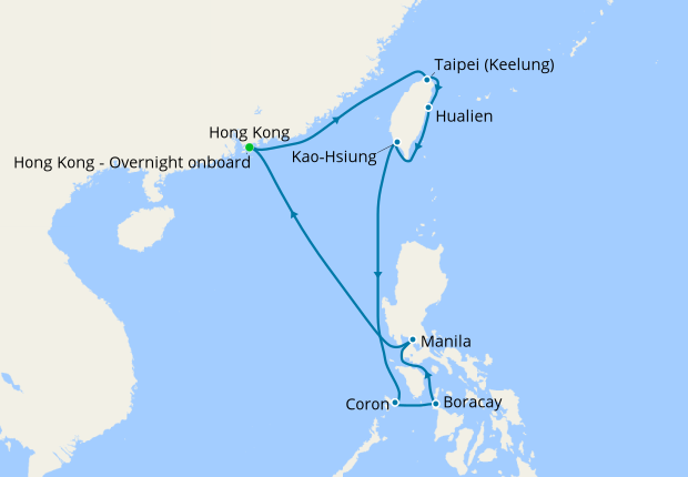 travel time from china to philippines via sea