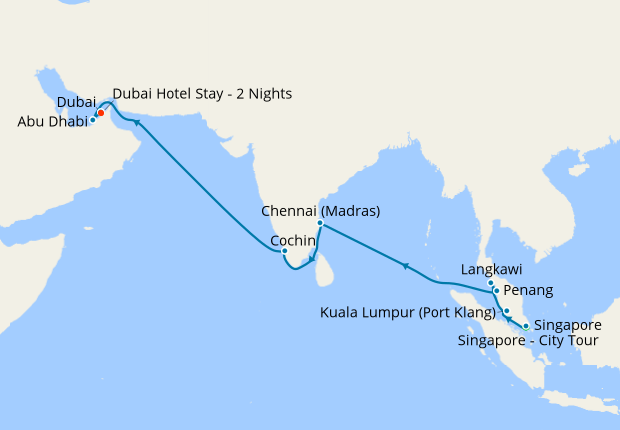 To dubai malaysia Distance from