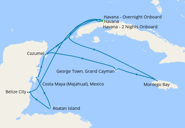 Cuba Belize Honduras Jamaica Mexico November 18 14 Nt Msc Opera November 18 Msc Cruises Iglucruise