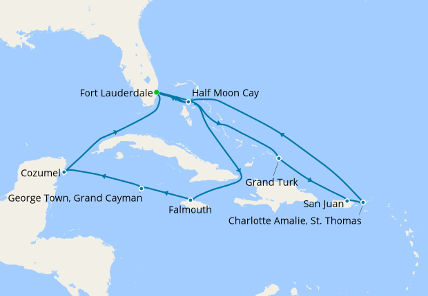 Western Eastern Caribbean 8 February 2019 16 Nt Ms