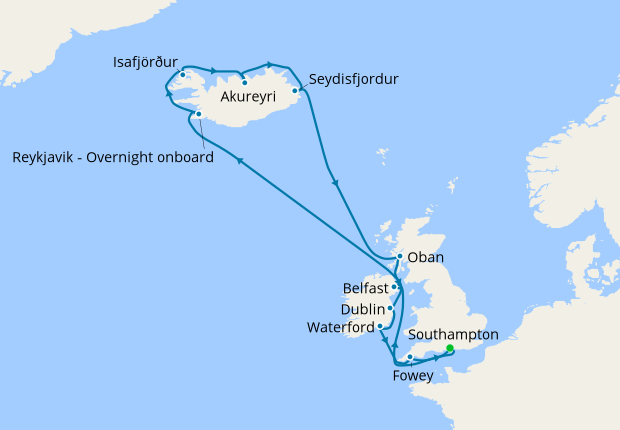 Icelandic Adventures from Southampton