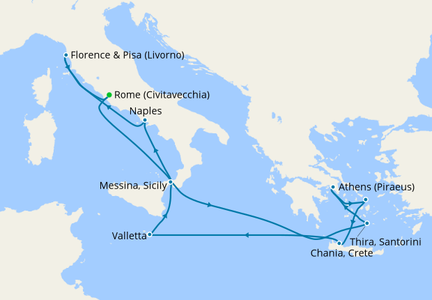 Greek Isles & Italy from Rome, 11 July 2019 | 10 Nt | Norwegian Jade ...