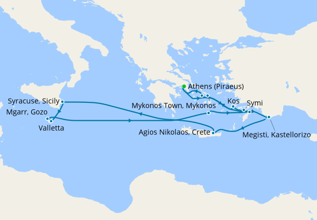 Greek Islands Odyssey from Athens, 3 August 2019 | 14 Nt | Seabourn ...