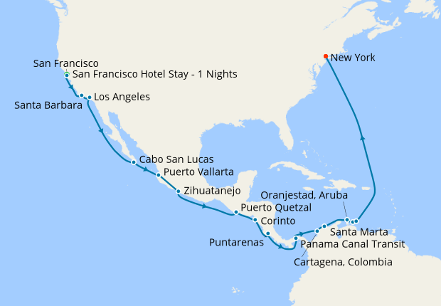 panama canal cruise from nyc