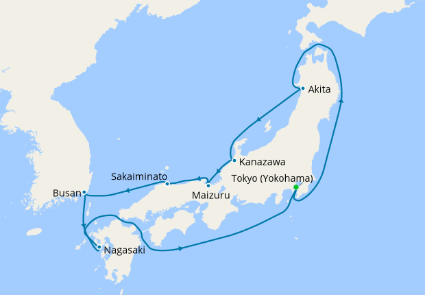 Japan Circumnavigation from Yokohama, 5 May 2020 | 11 Nt | Queen ...